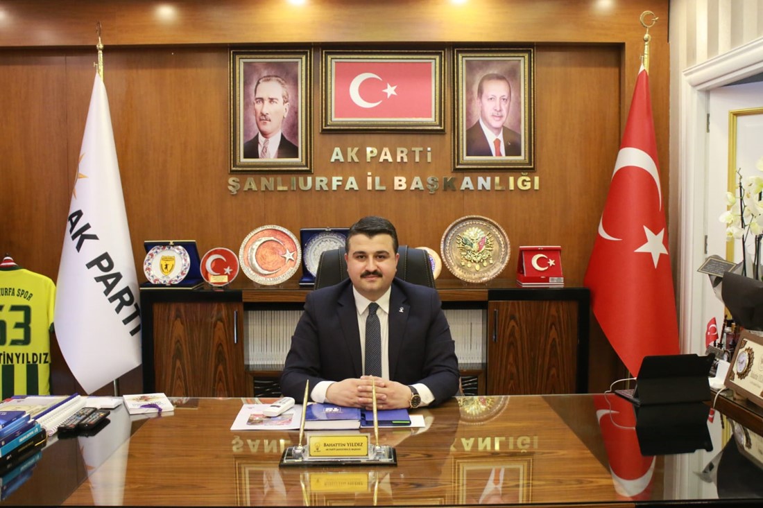 AK Parti Şanlıurfa İl Başkanı Bahattin Yıldız’dan 10 Kasım Mesajı