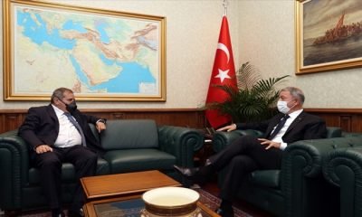 Bakan Akar, İspanya’nın Ankara Büyükelçisi Francisco Javier Hergueta Garnica’yı Kabul Etti
