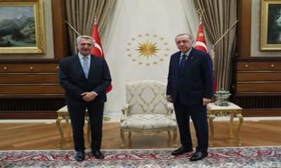 Cumhurbaşkanı Erdoğan, BM Mülteciler Yüksek Komiseri Grandi’yi kabul etti