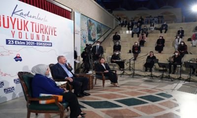 Cumhurbaşkanı Erdoğan, Eskişehir’de “Kadınlarla Büyük Türkiye Yolunda” programına katıldı