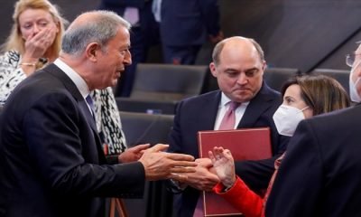 Millî Savunma Bakanı Hulusi Akar, İspanya Savunma Bakanı Margarita Robles ile Bir Araya Geldi