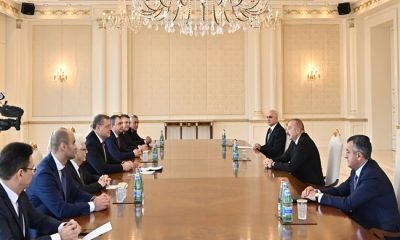 İlham Aliyev, Rusya’nın Astrakhan bölgesi valisi başkanlığındaki bir heyeti kabul etti