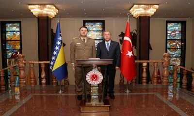 Millî Savunma Bakanı Hulusi Akar, Bosna Hersek Genelkurmay Başkanı Korgeneral Senad Masovic’i Kabul Etti