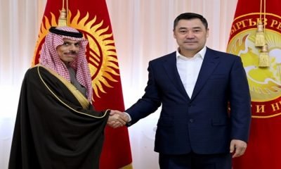 Президент Садыр Жапаров принял министра иностранных дел Саудовской Аравии принца Фейсал бин Фархан бин Абдулла Аль Сауда