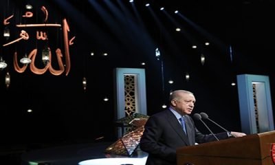 Cumhurbaşkanı Erdoğan, Kur’an-ı Kerim’i Güzel Okuma Yarışması Büyük Finali’ne katıldı