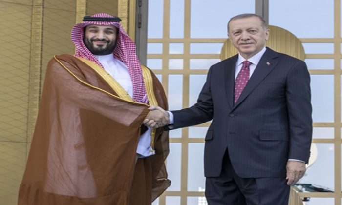 Suudi Arabistan Veliaht Prensi Muhammed bin Selman Cumhurbaşkanlığı Külliyesinde