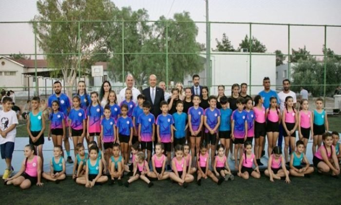 Cumhurbaşkanı Ersin Tatar, Dilekkaya Muhittin Tüzel Cimnastik Salonu açılışına katıldı