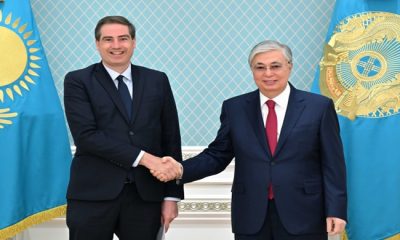 President Kassym-Jomart Tokayev receives Olivier Becht, co-Chairman of the Kazakh-French Intergovernmental Commission