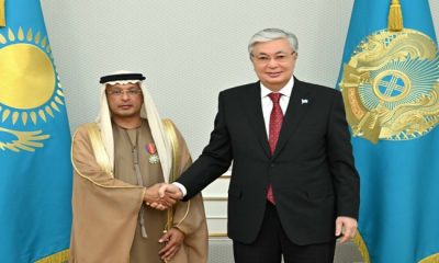 Devlet başkanı, BAE’nin Kazakistan Büyükelçisi Mohammed Saeed Mohammed al-Ariki’yi kabul etti