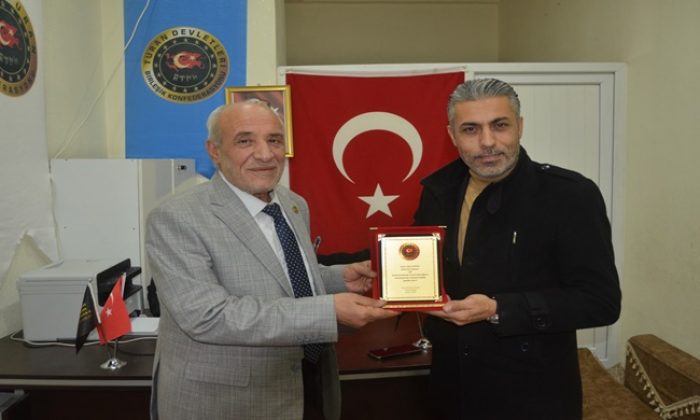 TURKKON TEŞKİLAT BAŞKANI KADİR GÜVEN ŞANLIURFA İL TEŞKİLATINI ZİYARET ETTİ 