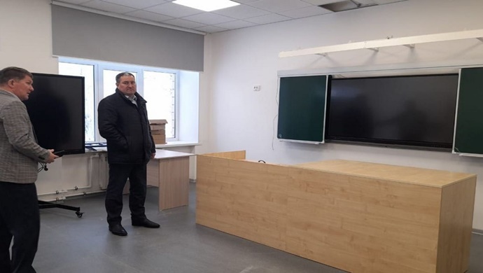 Udmurtya’da Birleşik Rusya’nın desteğiyle Bayteryakov okulu yenilendi