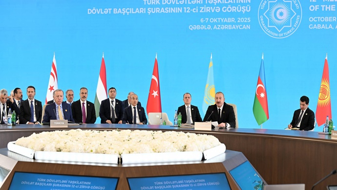 Türk Devletleri Örgütü Devlet Başkanları Konseyi’nin 12. Zirvesi Gebele’de başladı